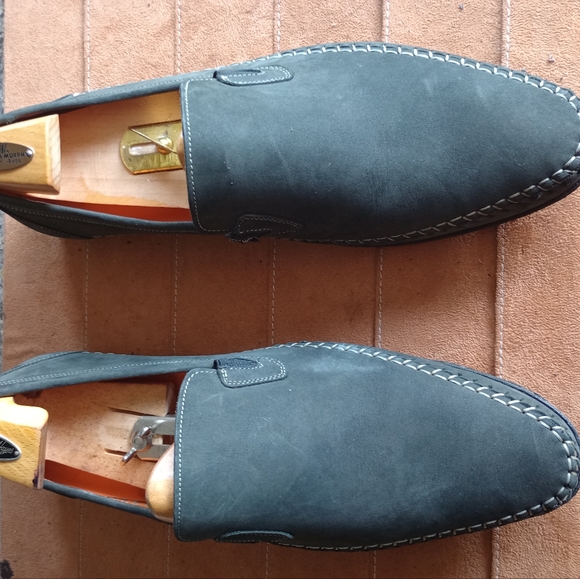 MEZLAN Men's Rare Green Suede Slipon Loafer Size 13M (27) - Picture 12 of 12